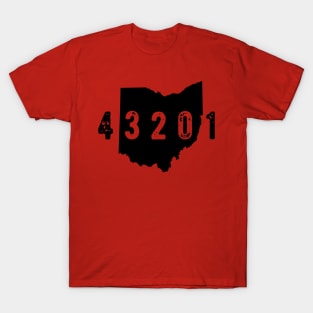 43201 zip code Columbus Ohio Short North T-Shirt